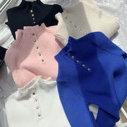 【2022秋新作】韓国風子供服 　セーター   キッズ服  トップス   カジュアル   110-150cm    5色
