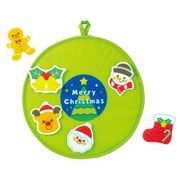 フェルトでくっつくクリスマスリース 11782