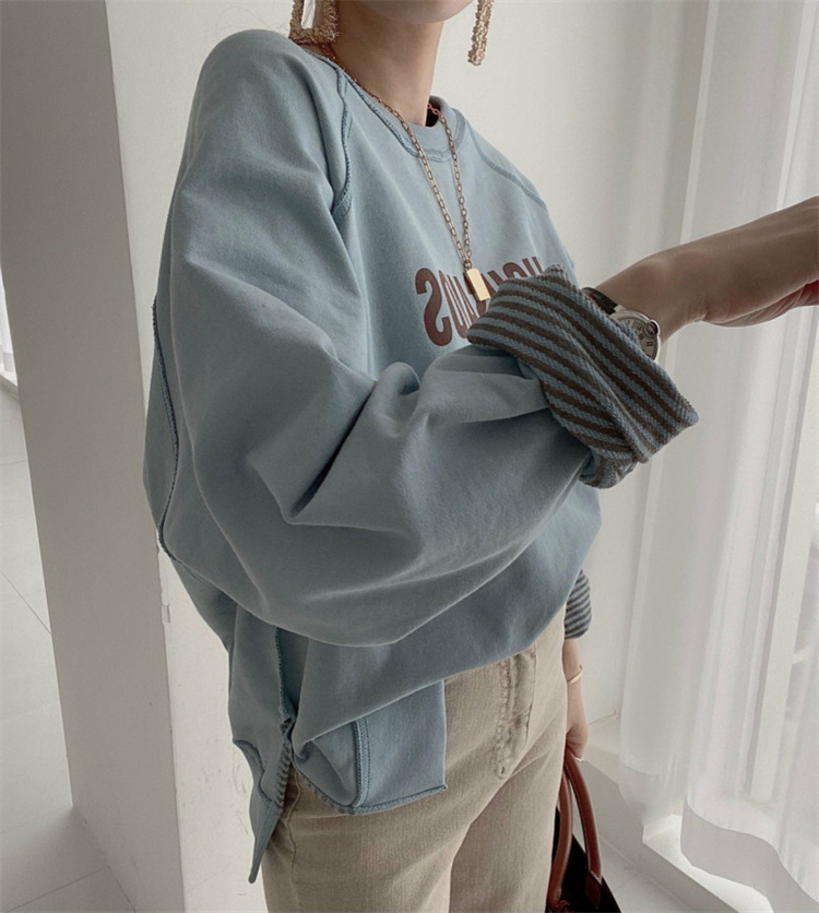 満足度99％ 韓国ファッション 手紙 プリント スリム 快適である トレンド パーカー 気質 カジュアル