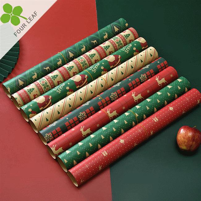 プレゼント包装紙　50*70cm　包装紙 クリスマス飾り クリスマスバスケット 可愛い ボックス包装紙