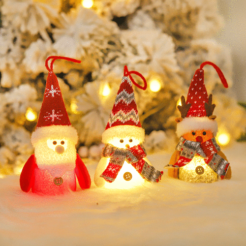 新品★クリスマスお祝い飾り 照明付き壁掛け小さな飾り★クリスマスツリー デコレーション★雰囲気の小道具