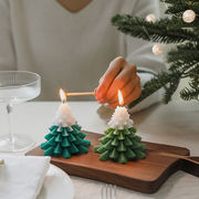 人気 ローソク 蝋燭アロマキャンドル candle フレグランス インテリア ギフト Xmas クリスマスツリー3色