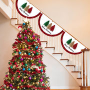 ★クリスマスお祝い飾り★クリスマスファンの形をした屋外吊り下げ旗★ ハンギングフラグお祝いの雰囲気