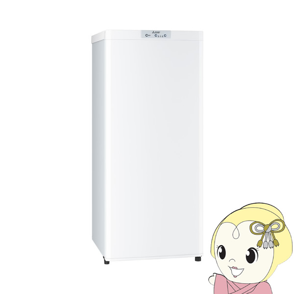 【京都市内標準設置無料】 家庭用 冷凍庫 MF-U12H-W 三菱電機 1ドア 121L ホワイト右開き ファン式 自・