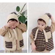 韓国風子供服 子供服 ベスト コート リバーシブル キッズ服 カーディガン ジャケット 裹起毛トップス