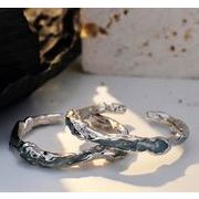 INS 春秋新作 韓国ファッション リング本  指輪 真珠 レディース気質 開口指輪 かわいい2色