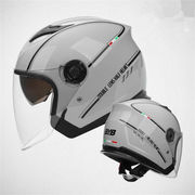 満足度99％ ライディングヘルメット オートバイヘルメット 防曇 ダブルレンズ 電動ヘルメット