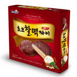 韓国 新商品 サムジン 餅チョコパイ 人気  お菓子 スーパーPコ