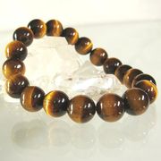 (天然石 パワーストーン)A級タイガーアイブレスレット10mm