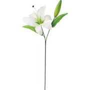 【造花】シングルオリエンタルリリー　ホワイト　ＦＦ－３０５５Ｗ