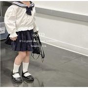 2023春新品★子供服　トップス＋プリーツスカート　カジュアル　セットアップ　80-130cm　