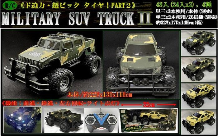 RC MILITARY SUV TRUCK PART