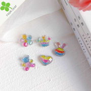 ハート 熊 アクセサリーパーツ スマホケース美容 デコパーツ ハンドメイド 可愛い