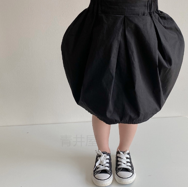 2023春夏 春夏秋冬   バージョンアップ  レトロ スカート ドレス  韓国風子供服  女の子   80-130