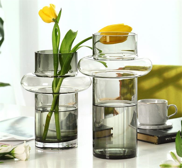 花瓶 シンプル ガラス 水耕瓶 フラワーアレンジメント フラワーアレンジメント ドライ花瓶 洗練された