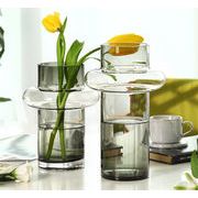花瓶 シンプル ガラス 水耕瓶 フラワーアレンジメント フラワーアレンジメント ドライ花瓶 洗練された