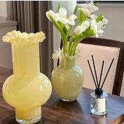 ins超人気 水耕花瓶 房口 ガラス製 花瓶 インテリア 花瓶 玄関装飾 フラワーア レンジメント