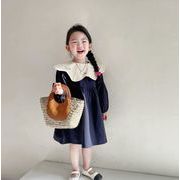 INS 春夏人気 韓国風子供服  女の子 トップス   子供服 ベビー服ワンピース  キッズ  80-130CM  2色