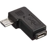 USB2.0 microUSB 変換コネクタ・L字型 microUSB(オス)-microUSB(メス)