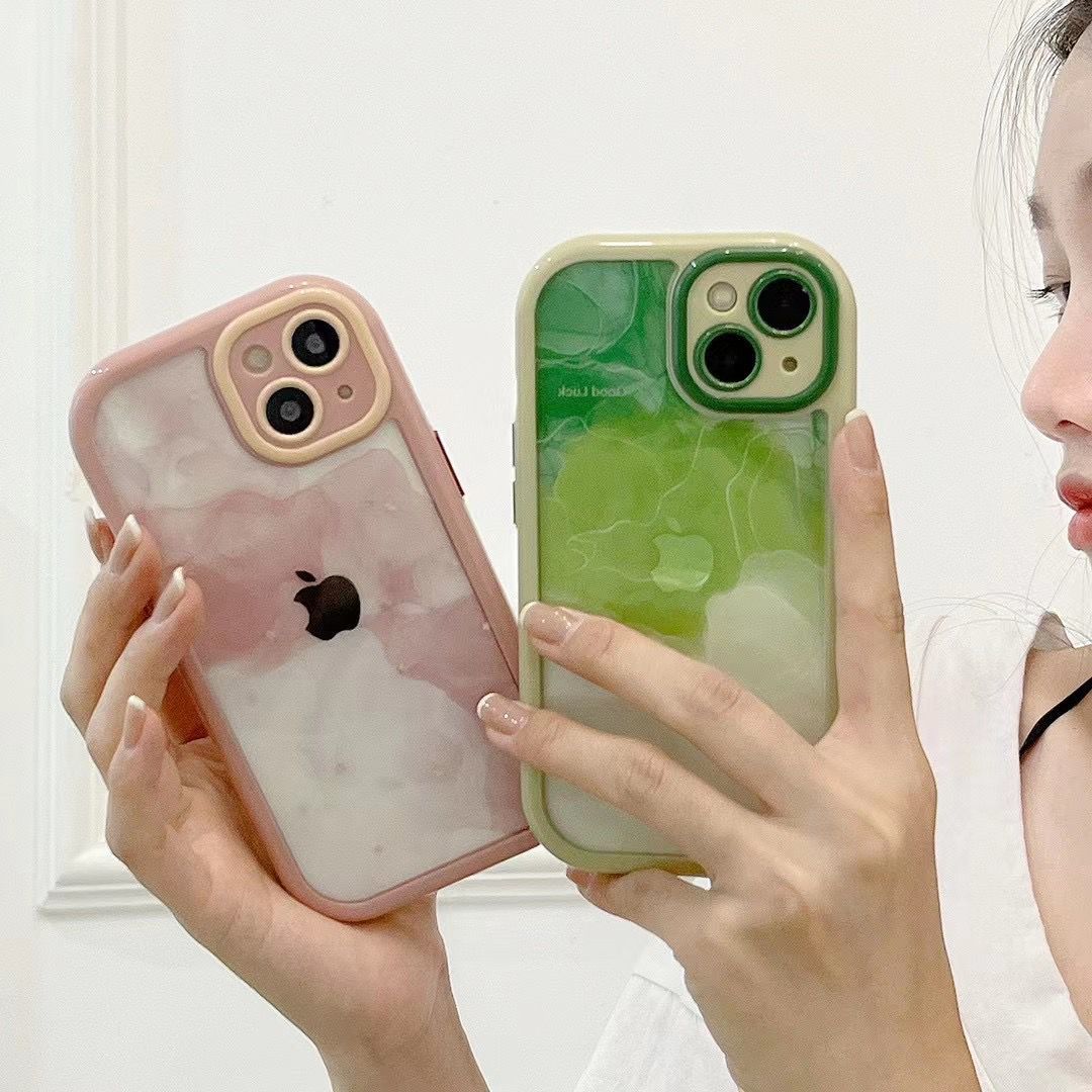 スマホケース iPhone 14/13 ミントグリーン 6.1インチ ミラー付 MagSafe対応】MGJ スマホケース ライトグリーン 対応機種