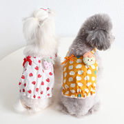 春夏新作ペット服、犬服、ペットの綿のベスト、ペット用品、小型犬のコート、かわいい、ウサギの模様