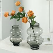 2023 ins超人気 インテリア 水耕花瓶 ガラス製 房口 花瓶 フラワーア 花瓶 玄関装飾 レンジメント