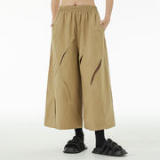 初回送料無料　個性的なゆったりサイズハイウエスト夏のパンツ　レディースファション商品　ズボン