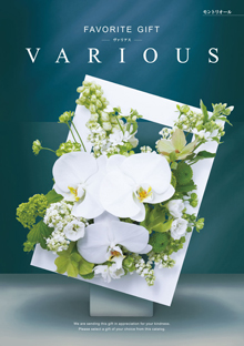 カタログギフト VARIOUS(べリアス）モントリオール　55，880円(税込)コース　約1210点（グルメ 約80点））