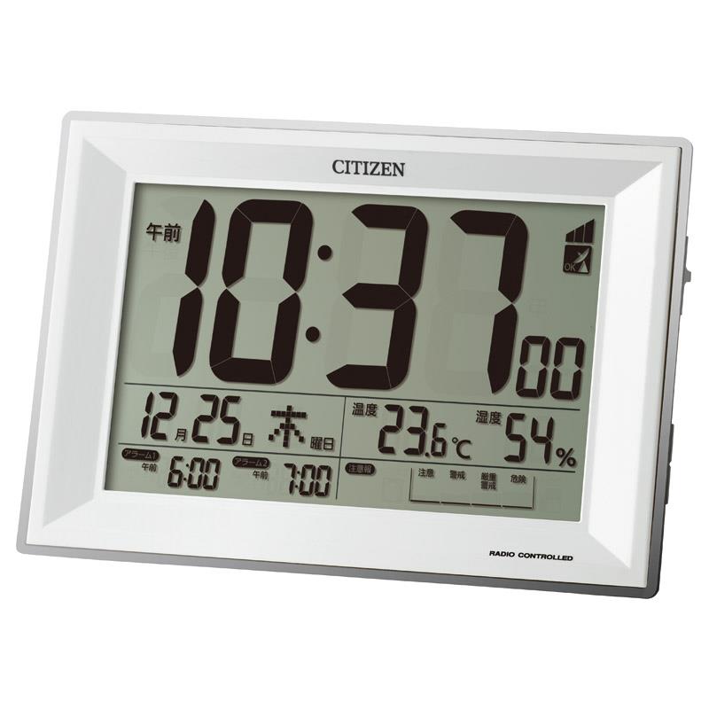シチズン 環境目安表示付電波デジタル時計 8RZ151-003