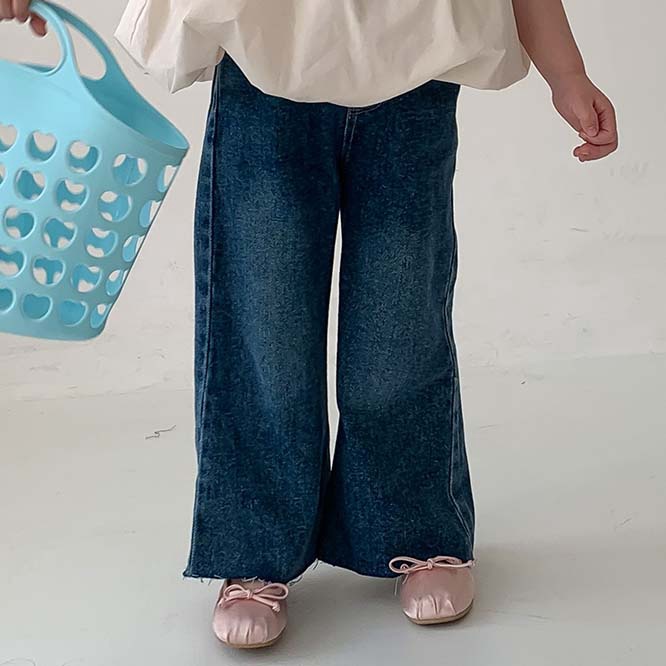 【2023春新作】韓国風子供服 ベビー服 キッズ 女の子　デニム ロングパンツ パンツ