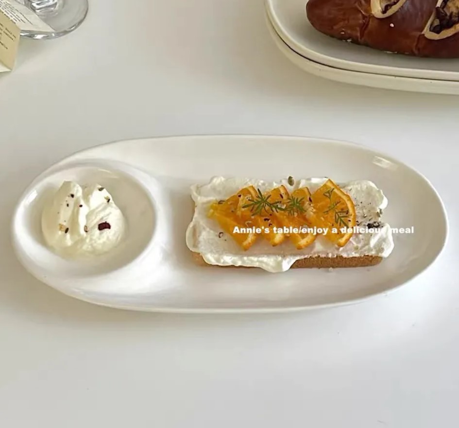 お皿   撮影用    ins   洋食皿   韓国風   食器   シンプル   写真道具   デザート皿