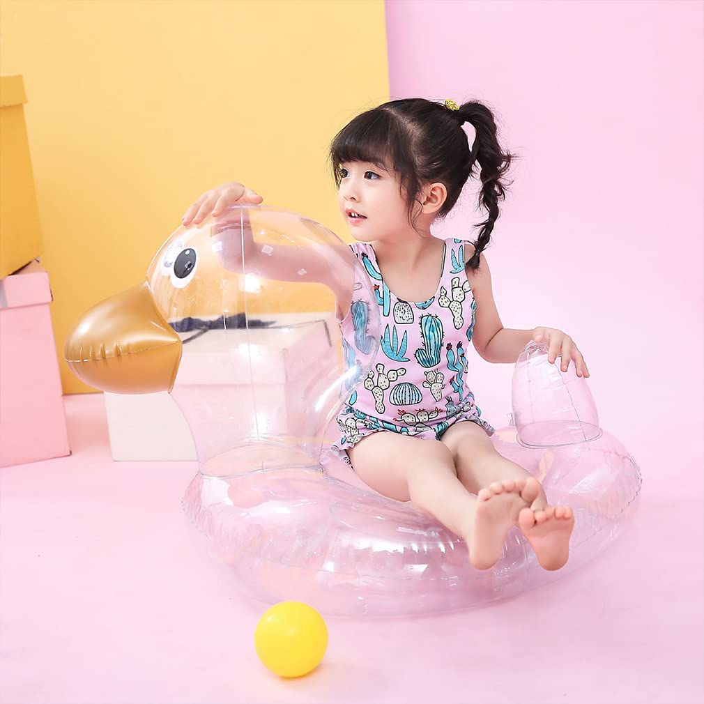 chan♡プロフみてね☆ づらい さま 浮き輪 ベビー 幼児 クリア 透明