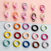 新入荷 キーホルダー金具   ハンドメイド キーリング アクセサリー DIY 手芸用品