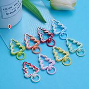 クリスマス  キーホルダー金具   ハンドメイド キーリング アクセサリー DIY 手芸用品