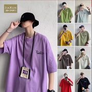 韓国風　メンズ夏新しい　半袖Tシャツ， 気質ファッションTシャツ★ Tシャツ★M-5X