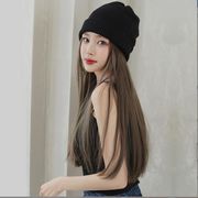 韓国メンズレディース　春秋キャップ　ウィッグキャップ　かわいい　かつらと帽子　ヒップホップ帽子