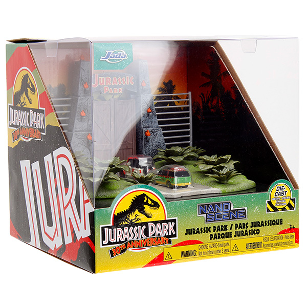 NANO SCENE JURASSIC PARK w/2 VEHICLES 【ジュラシック