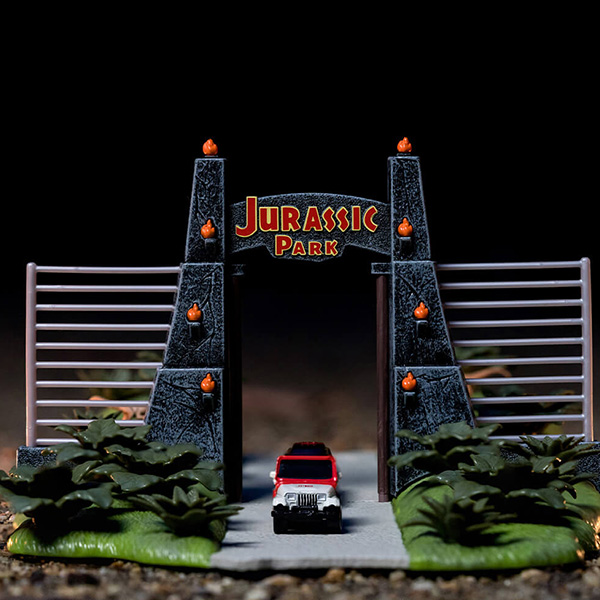 NANO SCENE JURASSIC PARK w/2 VEHICLES 【ジュラシック