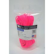 TIGER（タイガー） S-2220　パラコード　ホットピンク　３０Ｍ×４ｍｍ
