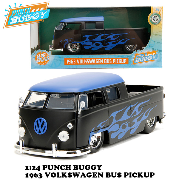 JADA TOYS 1:24 PUNCH BUGGY 1963 Volkswagen Bus Pickup ミニカー