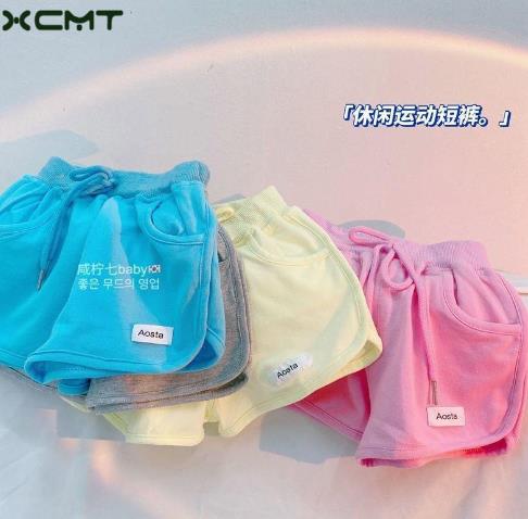 2023夏人気   韓国風子供服    キッズ   ベビー服  パンツ  ショートパンツ   カジュアル  可愛い  3色