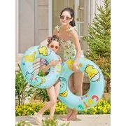 ハワイ 夏人気 韓国風 浮き輪  子供用 プール用品 水遊び  フロート   大人用 砂浜 水泳 キッズ 親子