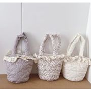 2025 新作 韓国風  子供帽   ベビー用  ハンドバッグ  花柄ト 子供バッグ 収納バッグ おしゃれ   4色