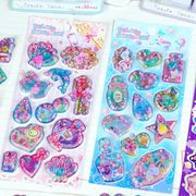 3D立体エンボス 手作り 立体ステッカー シール 香り シェイクステッカー デコパーツ DIY素材  粘着シール