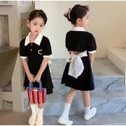 2023夏人気   韓国風子供服    キッズ   ベビー服    プリンセス   ワンピース   半袖    女の子  可愛い