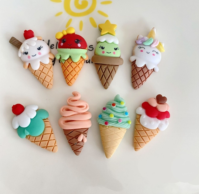 アイスクリーム デコパーツ 手芸diy用デコレーション アクセサリー 