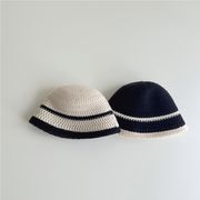 ins秋冬新品  韓国風   ハット 子供用    キッズ 帽子    ファッション    漁夫帽    3色