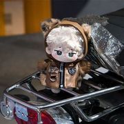 新作 ぬいぐるみ用服 ドール用 着せ替え服 おもちゃ人形doll ミニドール 10cmドールハウス 革のジャンパー