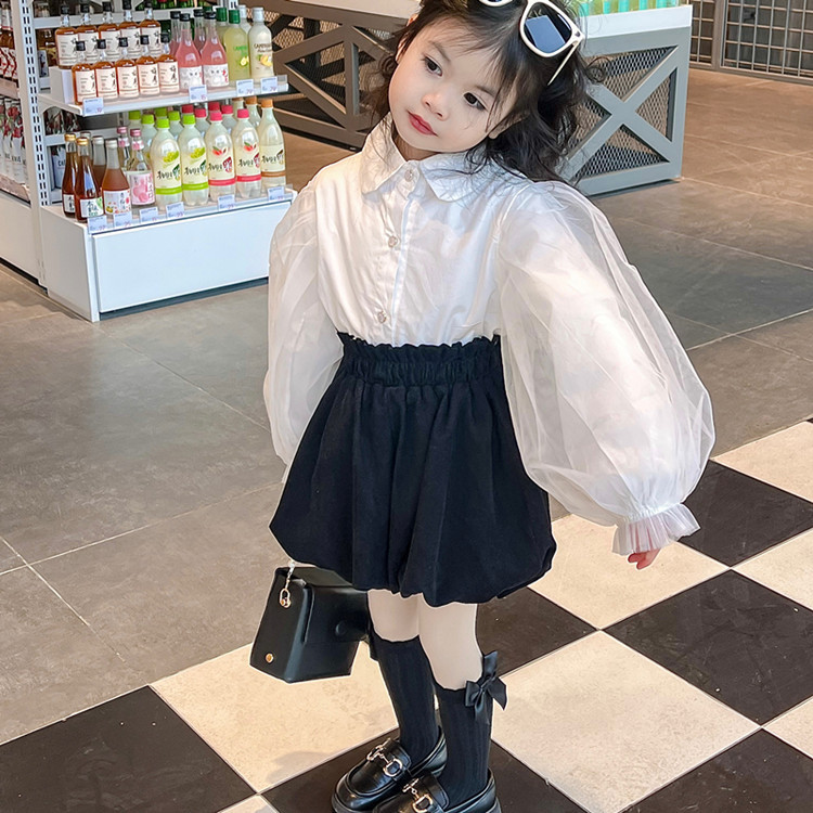 2024春新作  韓国風子供服  キッズ服   かわいい    ショートパンツ    つぼみパンツ  女の子
