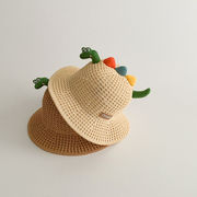 2024新作  キッズ帽子  ハット  可愛い    日焼け止め  紫外線UVカット   砂浜   日よけ帽子  5色